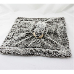 Doudou plat marmotte castor marron tout doux