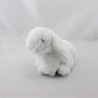 Doudou lapin blanc bleu pois TEX BABY