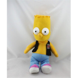Peluche Poupée Bart Les Simpsons veste noir