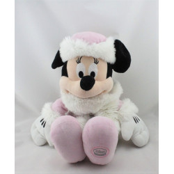 Peluche Minnie blouson rose fourrure Hiver DISNEY STORE
