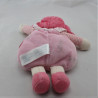 Doudou Poupée lutin rose  fleurs coeurs Corolle