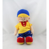 Peluche poupée CAILLOU jaune bleu rouge