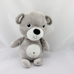 Doudou ours gris blanc HM H ET M H&M