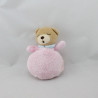 Mini Doudou ours rose bleu plume KALOO