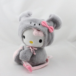 Doudou chat HELLO KITTY déguisé en souris grise SANRIO LICENSE