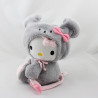 Doudou chat HELLO KITTY déguisé en souris grise SANRIO LICENSE