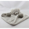 Doudou plat ours gris Oscar J-LINE 