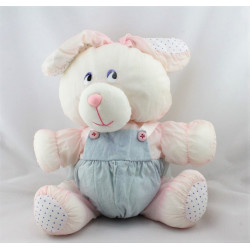 Peluche Puffalump lapin rose bleu Hug Me