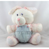 Peluche Puffalump lapin rose bleu Hug Me