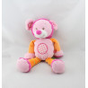 Doudou souris rose orange pois TEX BABY