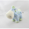 Doudou cheval bleu vert pois GIPSY