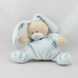 Doudou lapin bleu ballon BOUT'CHOU BOUTCHOU