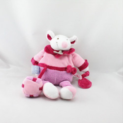 Doudou et compagnie souris rose cadeau miroir Graines de doudou