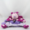 Doudou et compagnie plat marionnette coccinelle mauve Framboiselle 