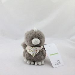 Doudou oiseau gris VERTBAUDET