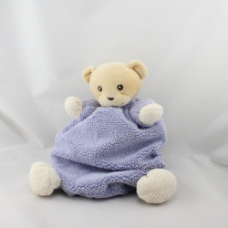 Doudou ours mauve violet NOUNOURS