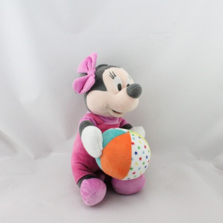 Peluche musical Minnie rose avec ballon DISNEY NICOTOY