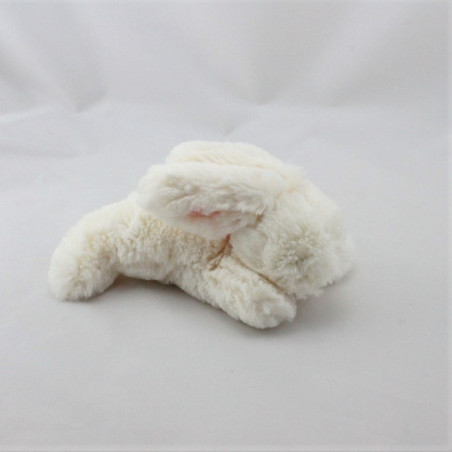 Mini Doudou lapin blanc rose JACADI 