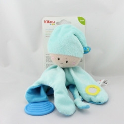 Doudou plat lutin bleu KIKOU 