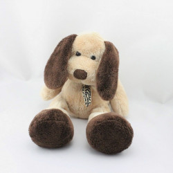 Doudou chien beige marron KIABI 30 cm