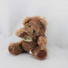 Doudou peluche ours marron articulé HISTOIRE D'OURS