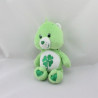 Peluche Bisounours vert Grosveinard trèfle CARE BEARS 35 cm