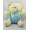 Peluche Puffalump ours jaune bleu rose