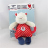 Doudou hochet dentition hippopotame TERRE DE MARINS