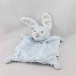 Doudou plat lapin bleu GRAIN DE BLE