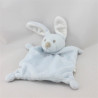 Doudou plat lapin bleu GRAIN DE BLE