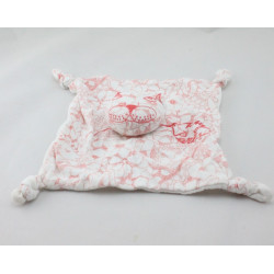 Doudou plat chat blanc rose KENZO