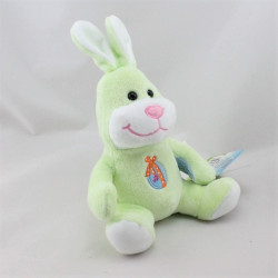 Doudou lapin vert oeuf de pâque GIPSY