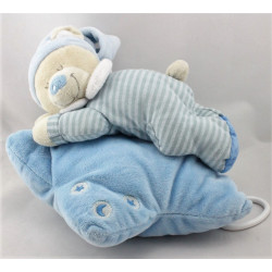 Doudou musical ours bleu sur étoile NICOTOY