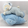 Doudou musical ours bleu sur étoile NICOTOY
