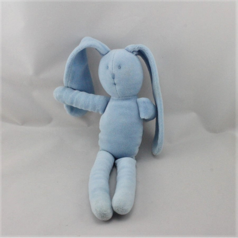 Doudou Lapin bleu PETIT BATEAU