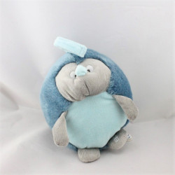 Doudou musical hérisson gris bleu OBAIBI