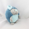 Doudou musical hérisson gris bleu OBAIBI