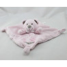 Doudou plat ours rose Baby Garden NICOTOY
