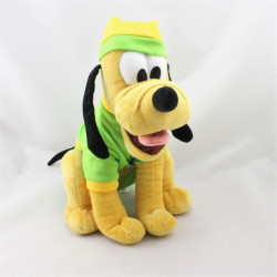 Doudou chien Pluto pyjama vert jaune DISNEY NICOTOY
