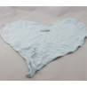 Doudou plat coeur bleu MERESINE