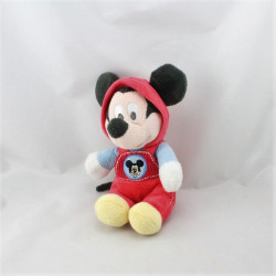 Doudou mickey salopette rouge capuche Clubhouse DISNEY NICOTOY