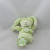 Doudou et compagnie hochet ours Douceur Macaron vert pistache