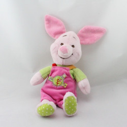 Doudou Porcinet rose vert rouge jaune DISNEY BABY 