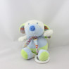 Doudou musical lapin chien bleu vert BABYSUN