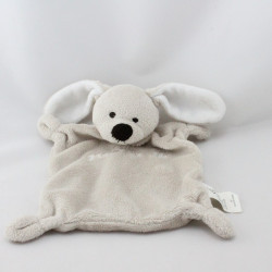 Doudou plat lapin rose GRAIN DE BLE