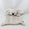 Doudou plat lapin rose GRAIN DE BLE