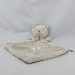 Doudou plat ours beige Mes Jolis Petits Petons NICOTOY