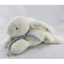 Doudou et compagnie lapin blanc bleu Bonbon