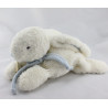Doudou et compagnie lapin blanc bleu Bonbon