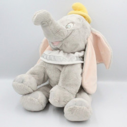 Grand doudou éléphant gris col blanc Dumbo DISNEY STORE